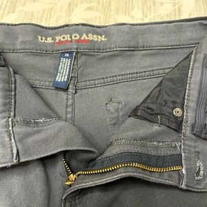 Dark Grey Polo Jean youth pants